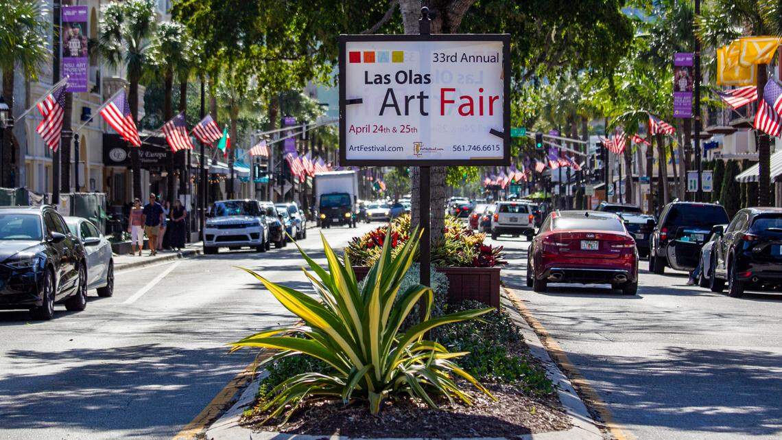 A five-story Rolex-branded store has been proposed for Fort Lauderdale’s Las Olas Boulevard, pictured here in 2021. 