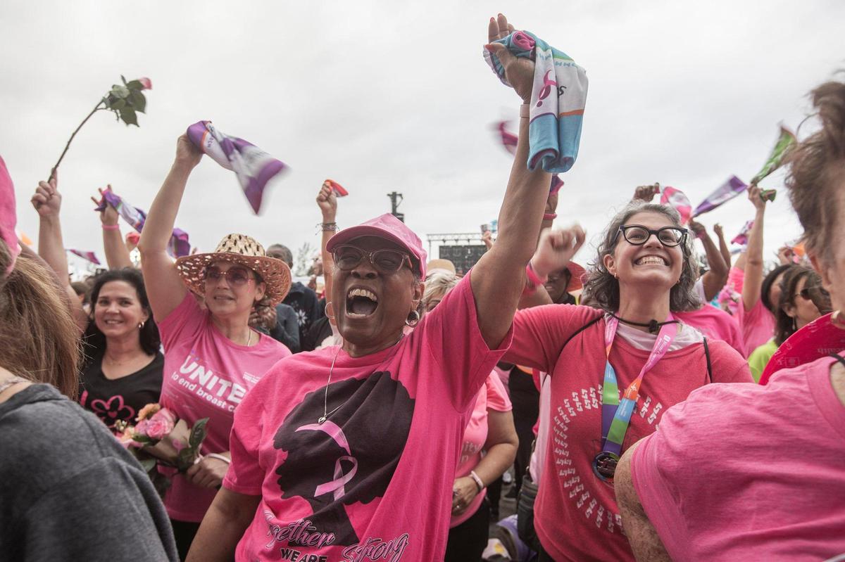 Gale Rembert at the Susan G. Komen event at Amelia Earhart Park in Hialeah on Saturday, Oct. 19th, 2024.
