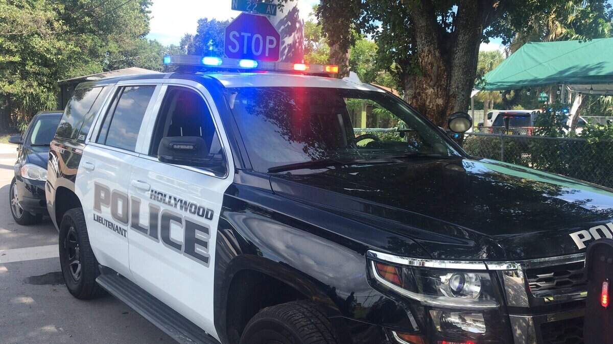 Hollywood police search an area in Northeast Hollywood for a “possible armed suspect” Sept. 5, 2019.