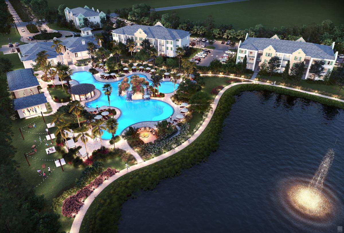 Town Village Walk, a 384-unit apartment rental village in Fort Myers, FL, was completed earlier this year by the Related Group.