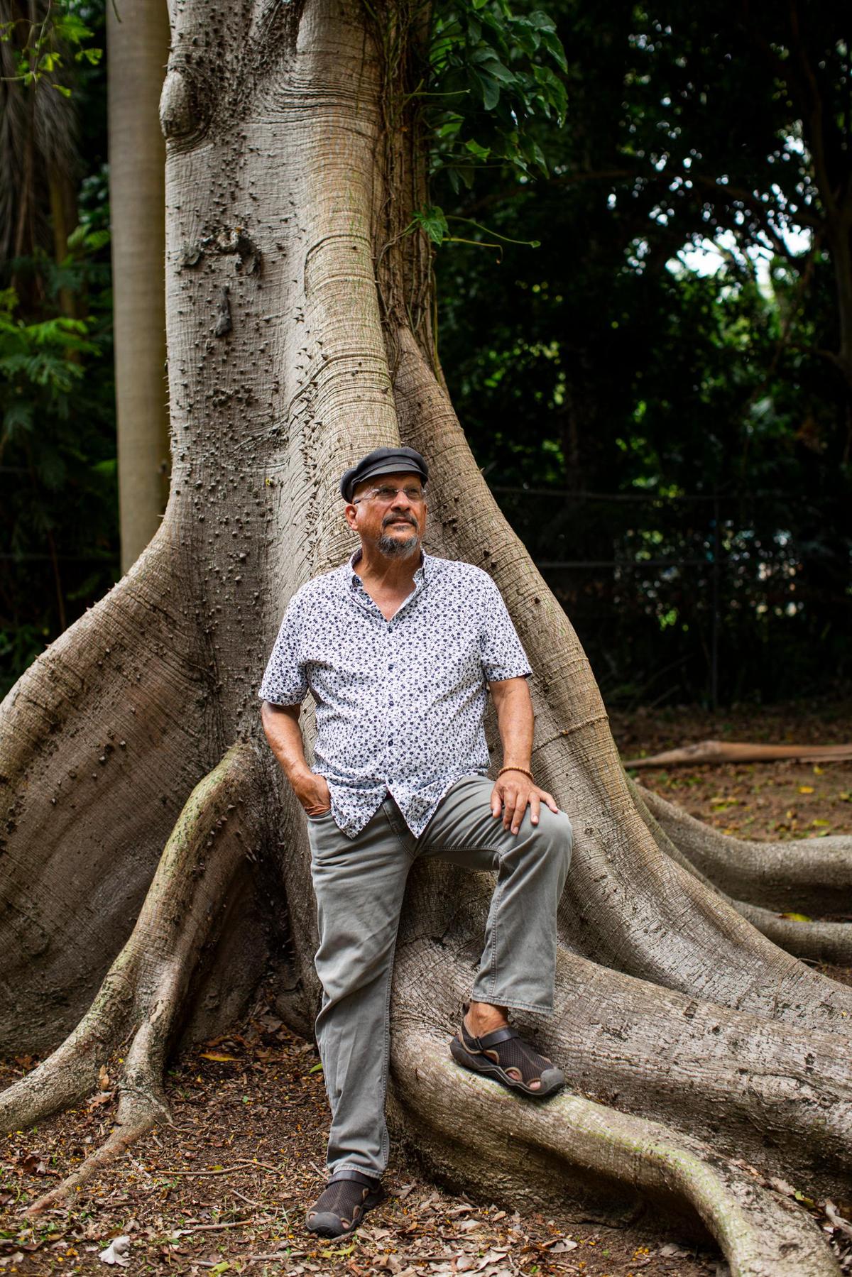 Nelson Alvarez-Febles, social ecologist and agroecology expert, in San Juan, Puerto Rico, on September 3, 2021.