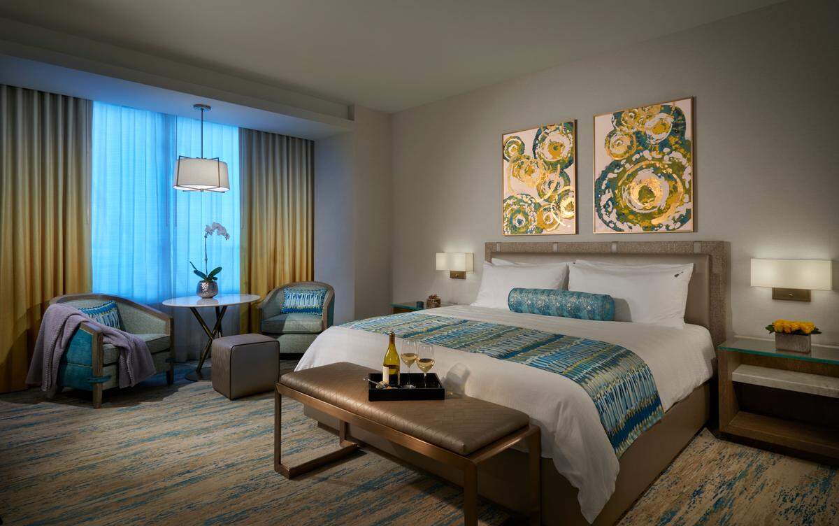 The new King Deluxe room at the Hard Rock hotels.