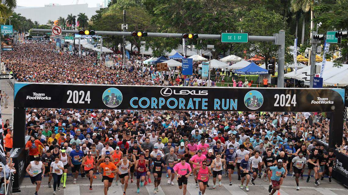 Miami Corporate Run celebrates 40th anniversary Thursday. What you should know