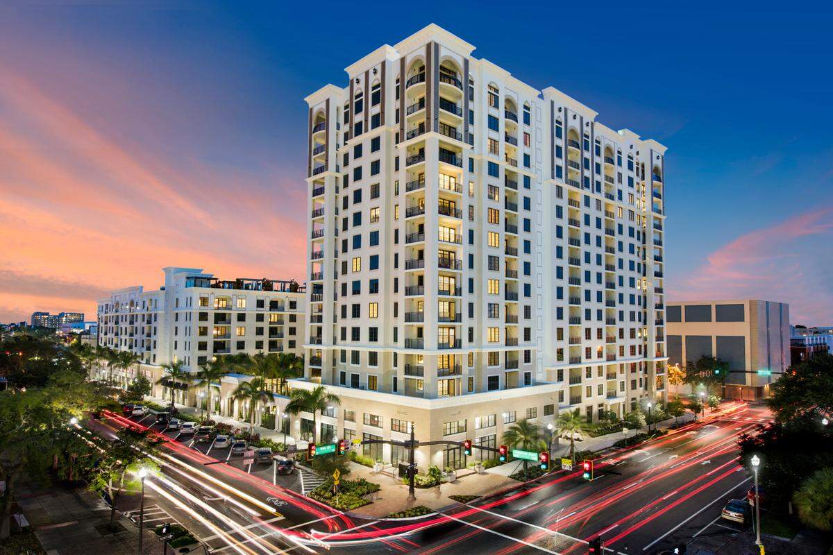 The 368-unit Icon Central, an apartment building in St. Petersburg just adjacent to Tampa, was completed earlier this year by the Related Group.