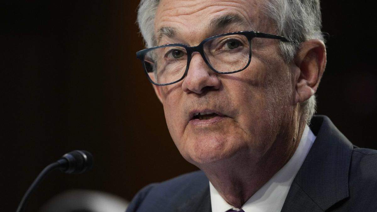 Mar 7, 2023; Washington, DC, USA; Jerome Powell, Chair, Board of Governors of the Federal Reserve System, testifies in front of the Senate Banking, Housing, and Urban Affairs Committee during a hearing on the Federal Reserve’s Semiannual Monetary Policy Report. Mandatory Credit: Jack Gruber-USA TODAY