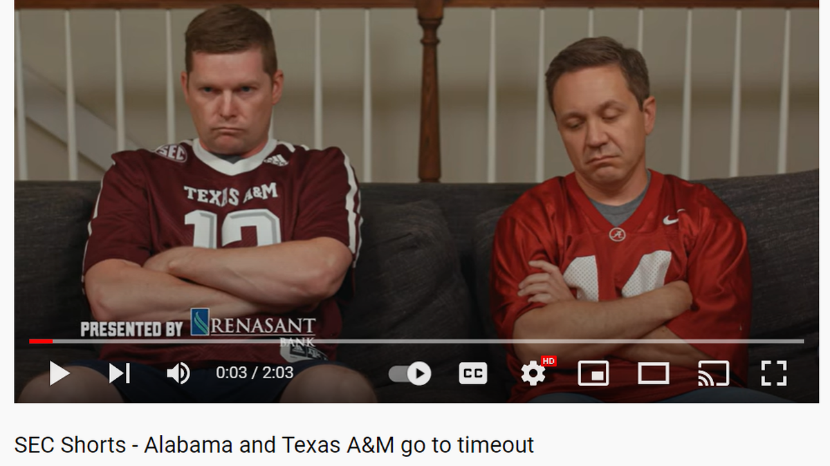 Alabama and Texas A&M’s NIL feud this week gets special treatment from SEC Shorts in a hilarious video lasting a couple minutes.