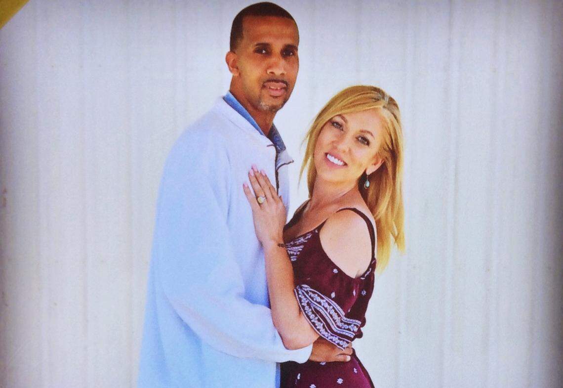 New Orleans rapper Mac, left, and his wife Angelique Phipps, right, in a 2017 photo.