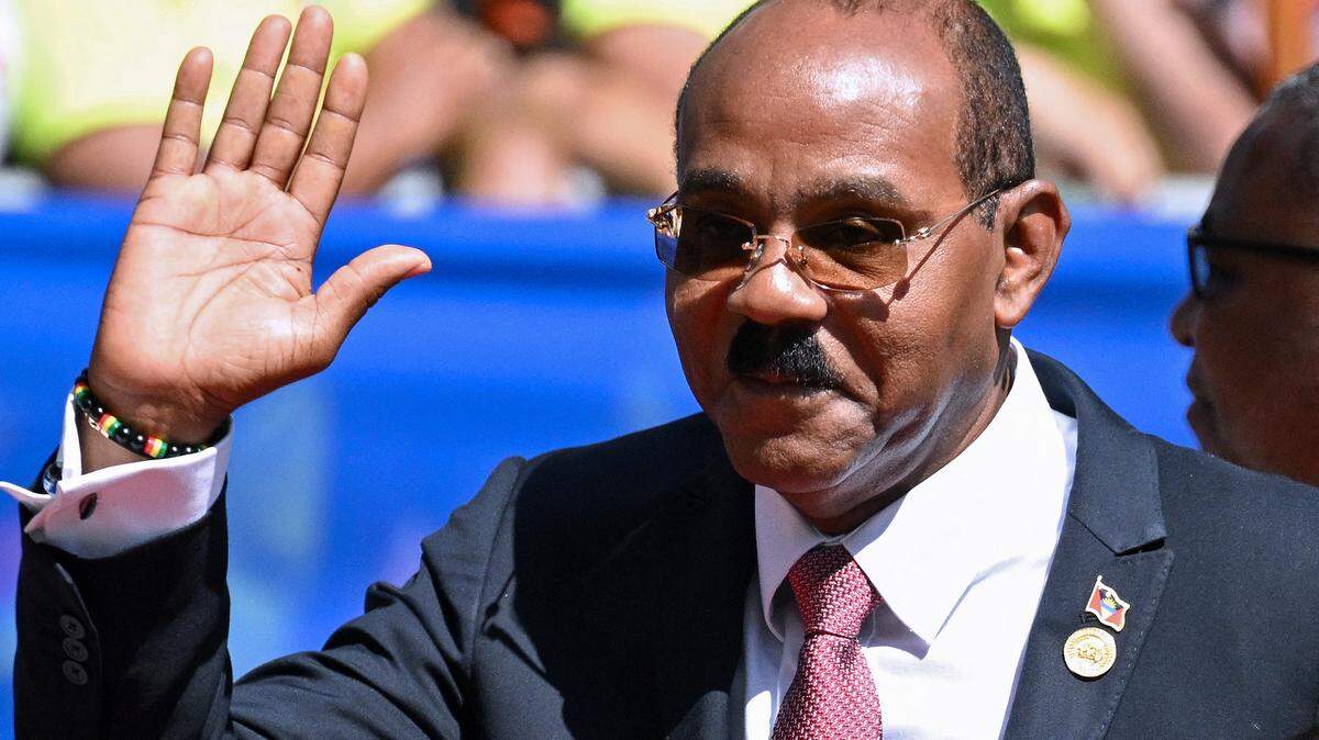 Antigua and Barbuda Prime Minister Gaston Browne.