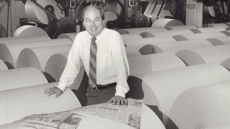 He met his wife on an escalator in downtown Miami. Then he rose to the top