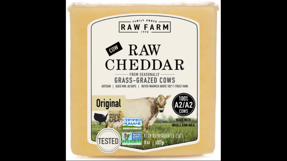 Raw Farm Raw Cheddar Cheese