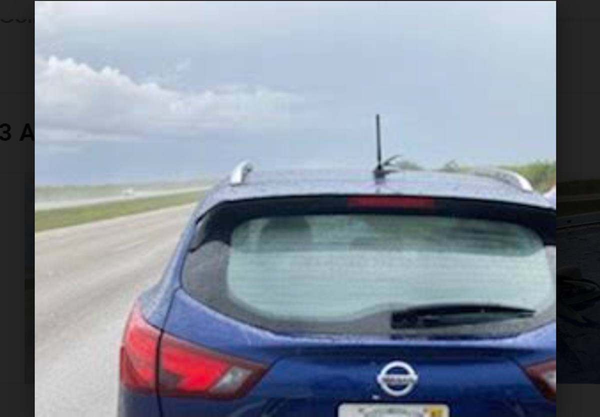 On June 14, 2021, at approximately 11:21 a.m., troopers responded to a lightning strike versus a 2018 Nissan Rogue on westbound Interstate 75, at mile marker 30.5.