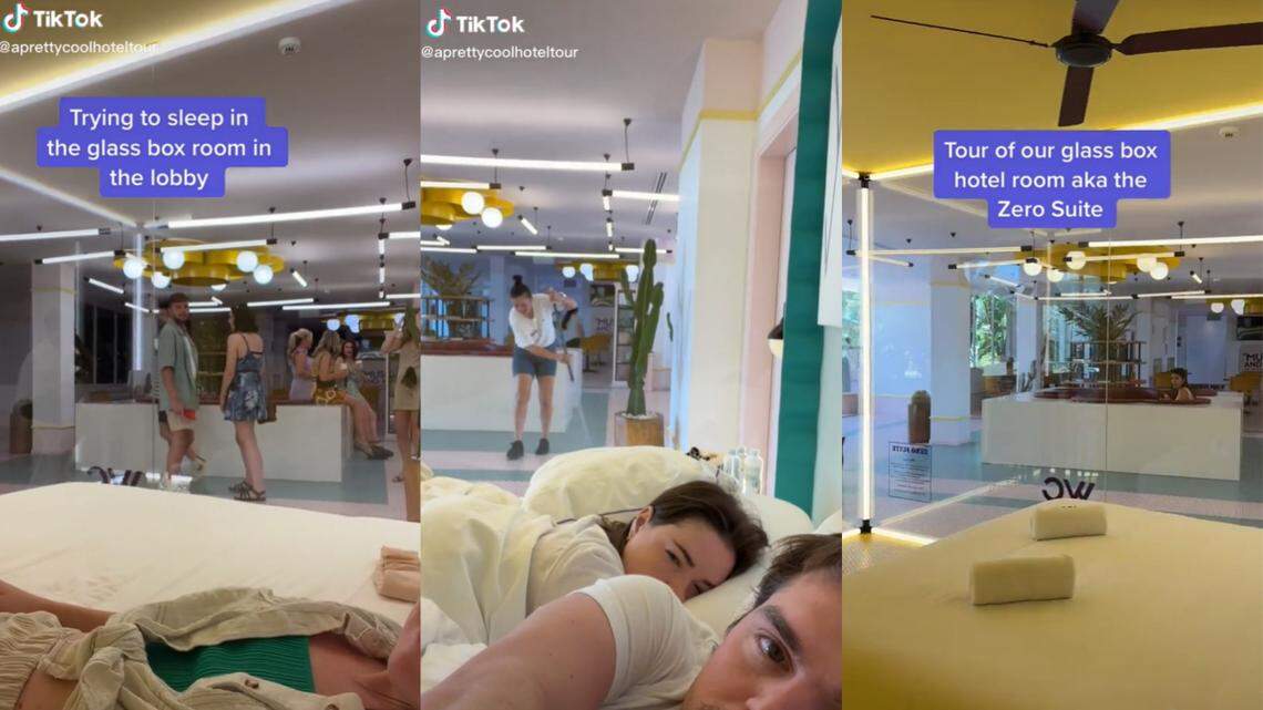 In the Zero Suite, visitors pay with their privacy instead of cash.