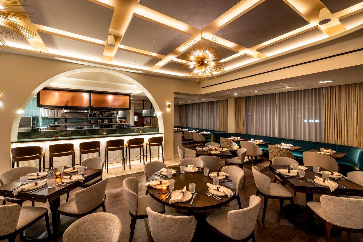 The interior of Daniel’s, a Florida Steakhouse in Fort Lauderdale from the team at the upscale Italian restaurant Fiola in Coral Gables.