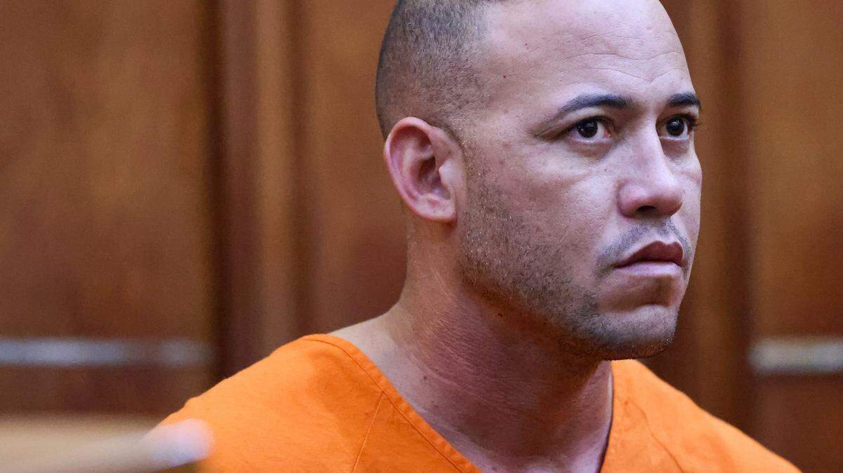 Daniel Odio-Suarez, who is accused of shooting and injuring a man and trying to flee to Cuba, appears in court for a pre-trial detention hearing in Courtroom 2-7, with Judge Ariel Rodriguez presiding at Richard E. Gerstein Justice Building on Wednesday, January 14, 2026, in Miami, Florida.