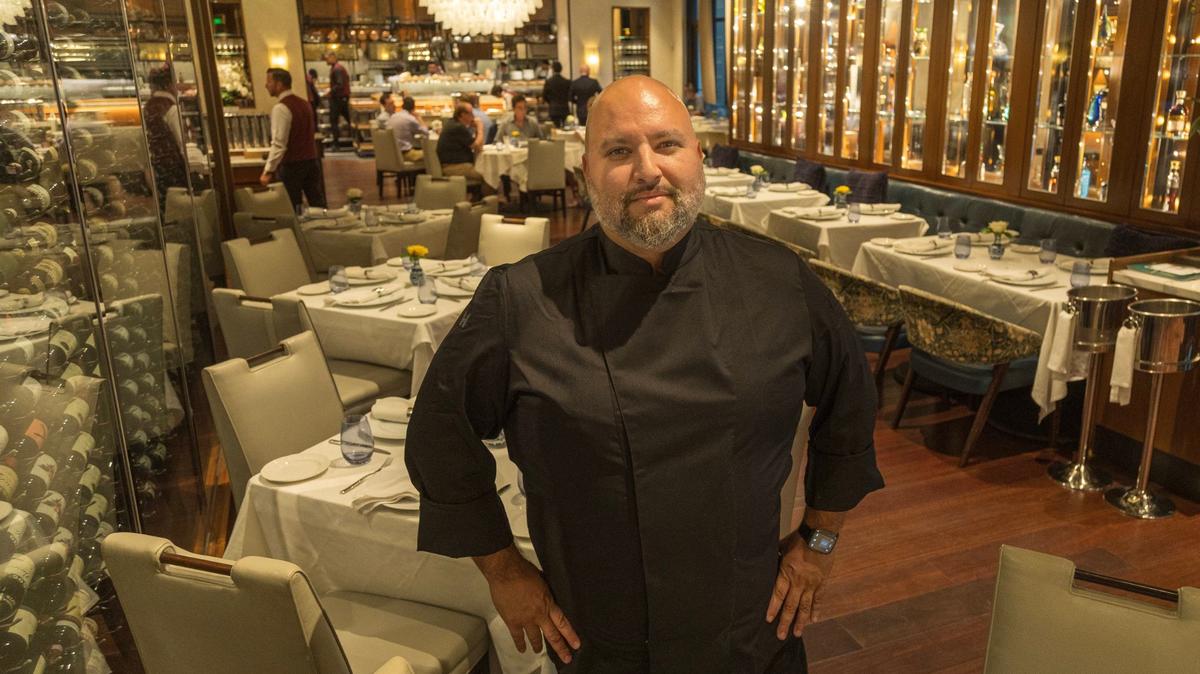 Miami-born Chef Danny Ganem at Fiola restaurant in Coral Gables. Next year, he’ll be taking over the kitchen of a new luxury restaurant on Grove Isle.