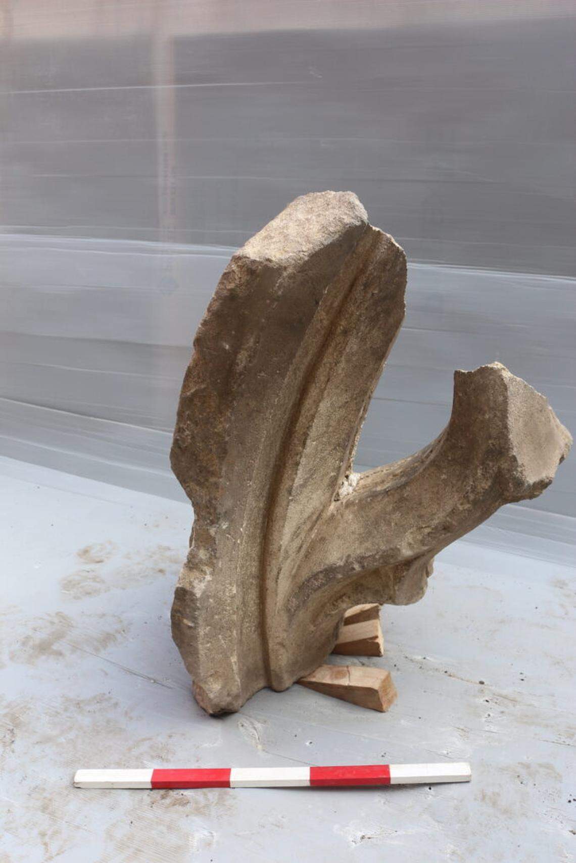 Architectural pieces from the centuries-old churches will be displayed in the new campus building.