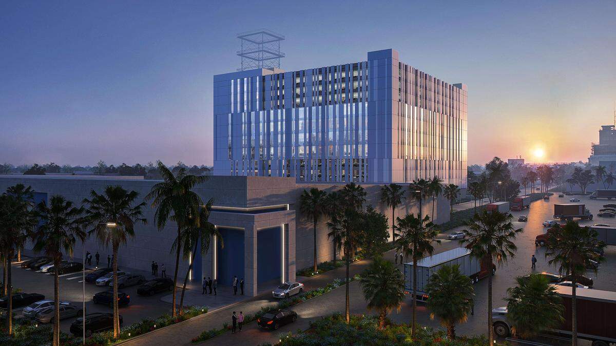 Representación del nuevo Centro de Operaciones de Emergencia de Miami-Dade que se construirá en Sweetwater a un costo de $212 millones.