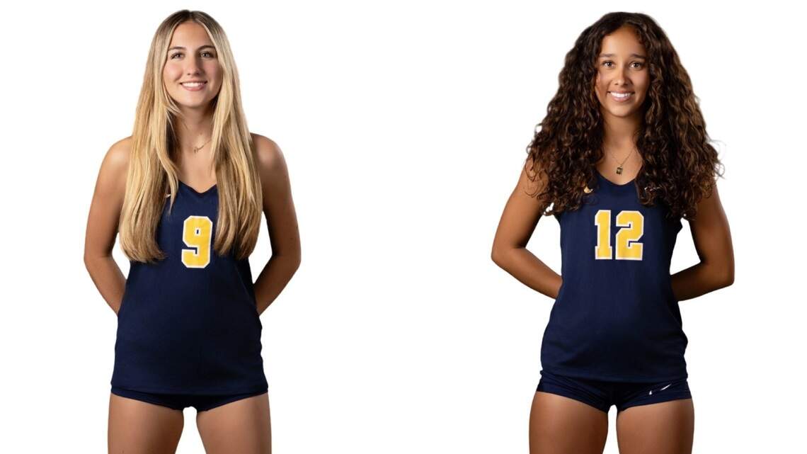 Aquinas’ Emma Bear and Alexa Raymond are the Broward Beach Volleyball Players of the Year