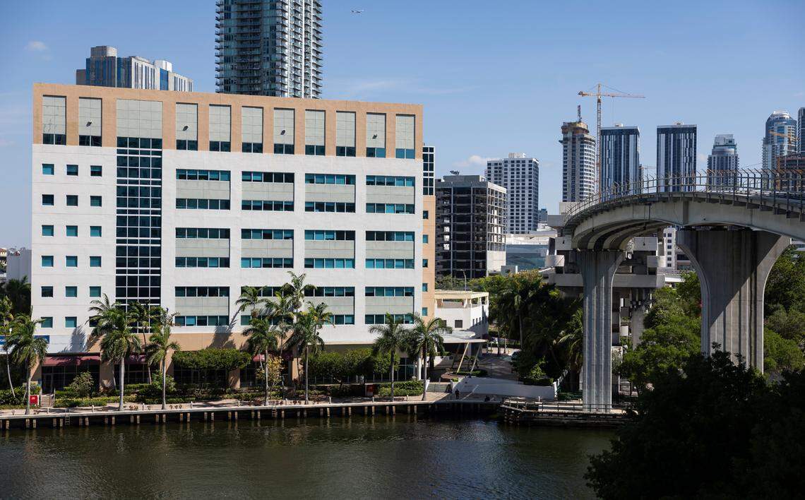 A view of the EOIR Immigration Court on Friday, May 31, 2024, in downtown Miami, Fla.