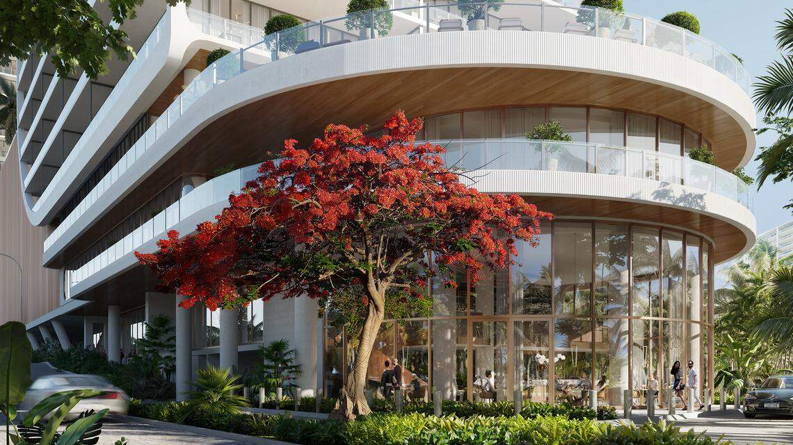 Architectural rendering of the Mr. C Residences Coconut Grove, a joint venture between Terra’s David Martin and the Cipriani family’s Mr. C hospitality brand.