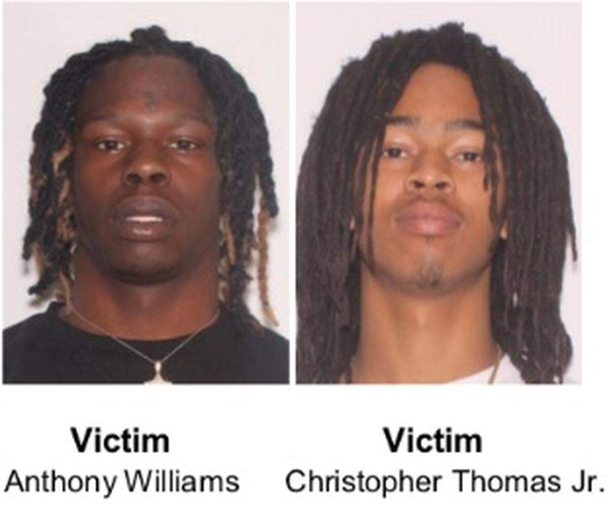 Anthony Williams, left, and Christopher Thomas, Jr.