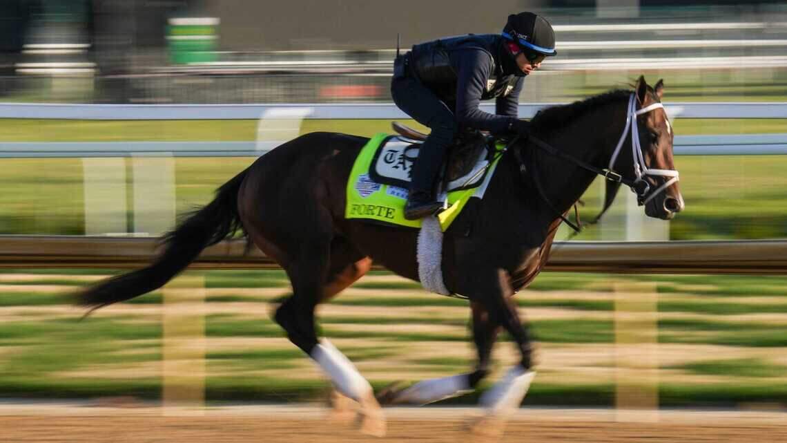 Kentucky Derby favorite Forte has been scratched. One South Florida-based horse remains