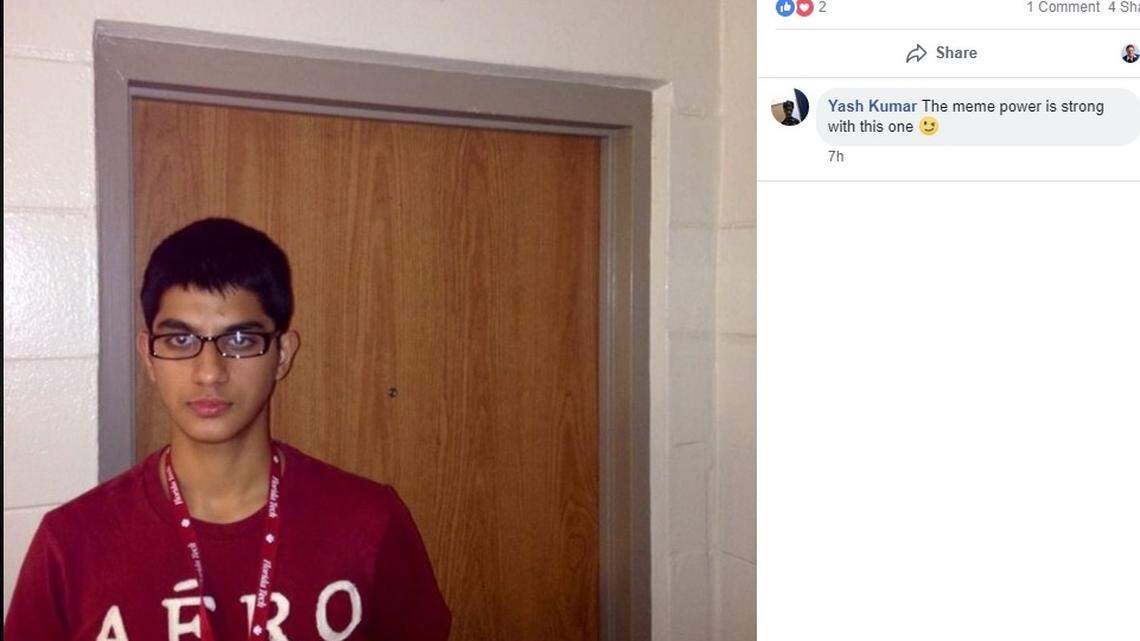 Nishal Kiran Sankat’s Facebook post from May 2017. Sankat has been accused by Melbourne police of trying to steal an airliner at Orlando Melbourne International Airport on Sept. 20, 2018.