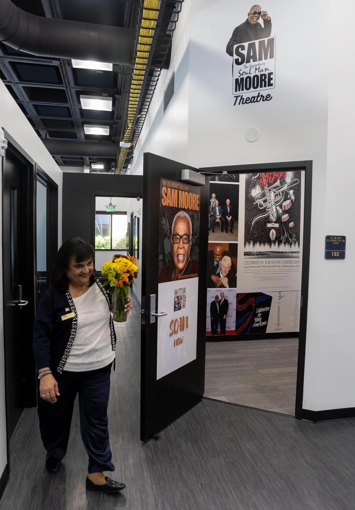 A general view of the Sam Moore: The Legendary Soul Man Theatre at the Lee Caplin School of Journalism & Media at Florida International University Biscayne Bay Campus on Friday, Nov. 17, 2023, in North Miami, Fla.