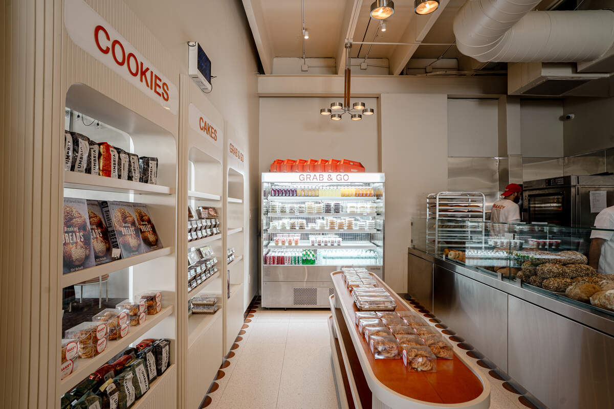 The grab-and-go section at Bakey in Hallandale Beach.