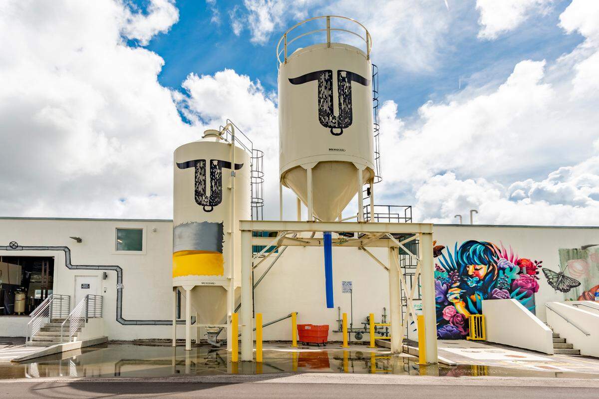 The Unbranded brewery is one of the anchors of the flourishing Leah Arts District in Hialeah.