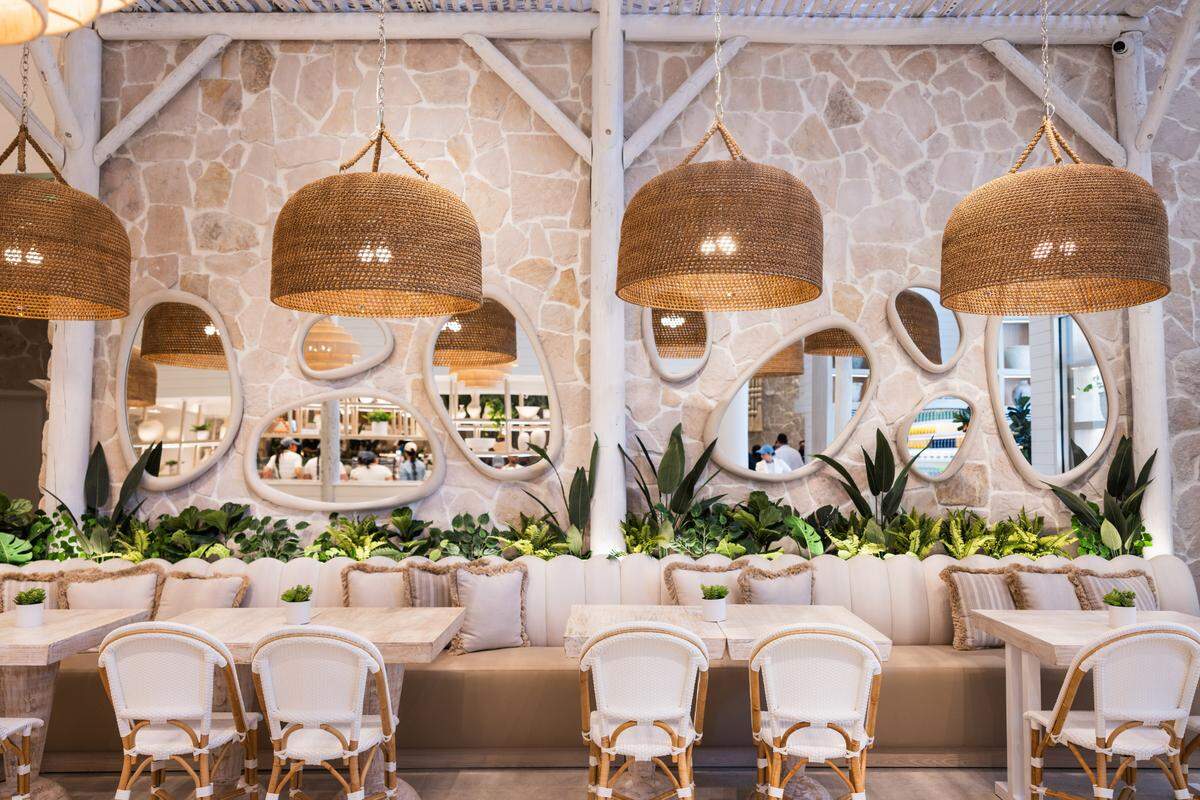 The interior of the new Pura Vida Miami in Coconut Grove. This is the 34th location for the brand, which focuses on healthy eating and wellness.