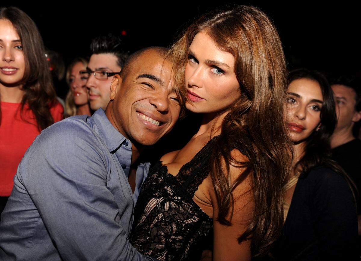 Erick Morillo and Sarah Mutch at an Ocean Drive Magazine cover party at LIV at Fontainebleau in Miami Beach in 2010.