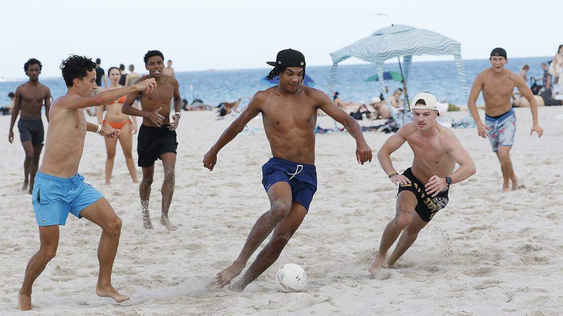 It may be Spring Break in Miami Beach, but it’s hard to tell. Take a look