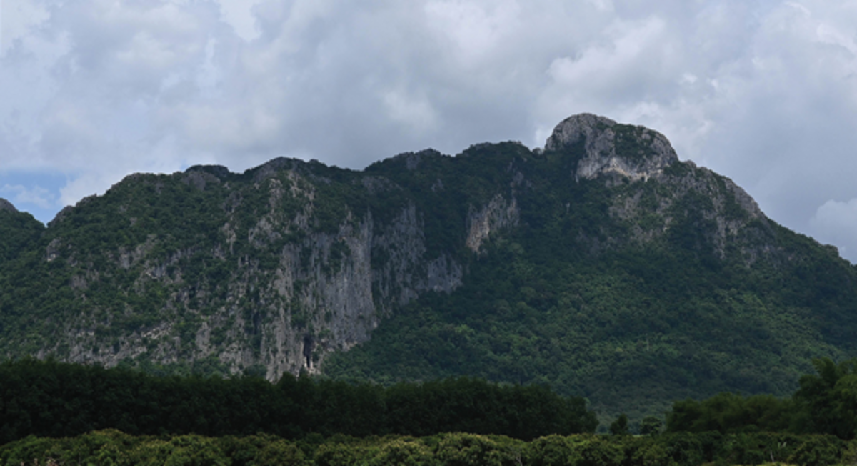 karstic mountain khlong hat district