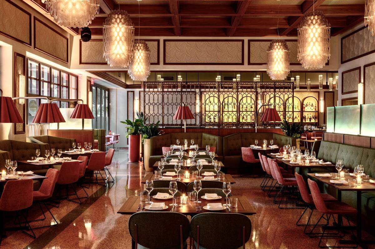 The interior of Sra. Martinez in Coral Gables.