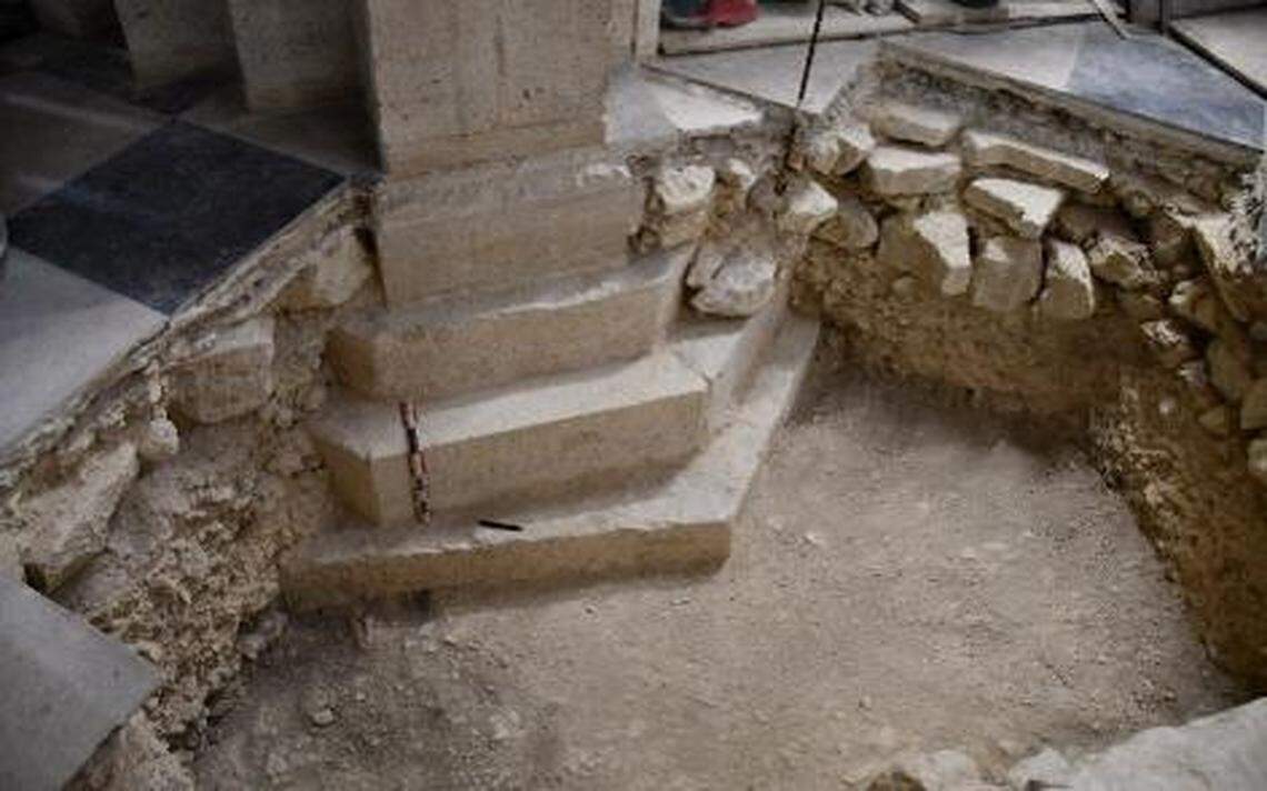 Some of the buildings foundations were revealed for the first time, INRAP said.