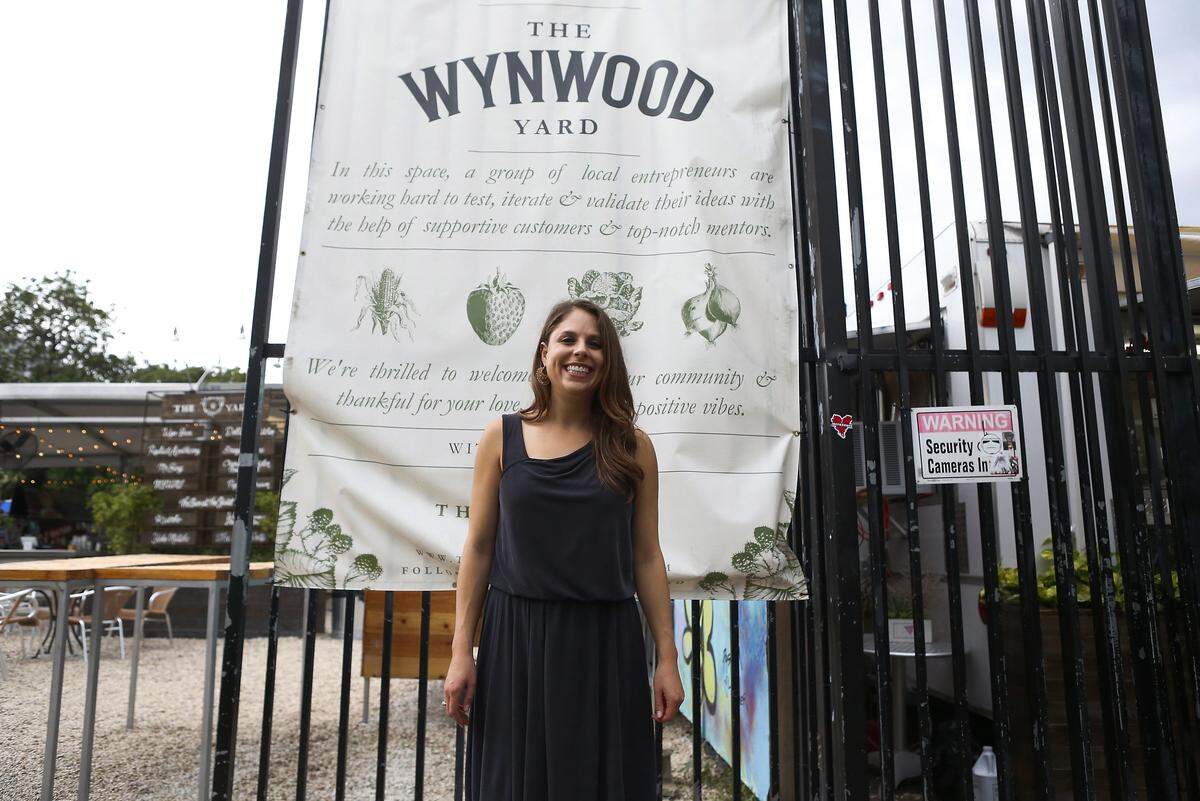 Della Heiman, founder and CEO of The Wynwood Yard, on June 7, 2017, in Miami.