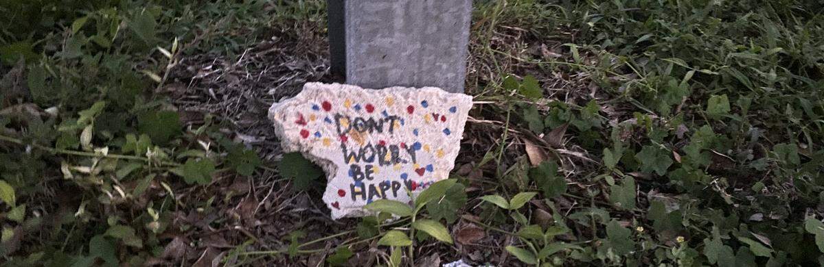 Painted rocks were also found in Palmetto Bay, a Miami neighborhood.