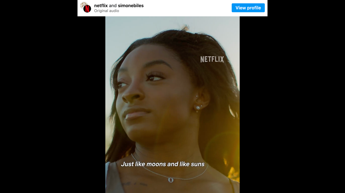 Simone Biles in new video as she leaves for Paris Olympics.