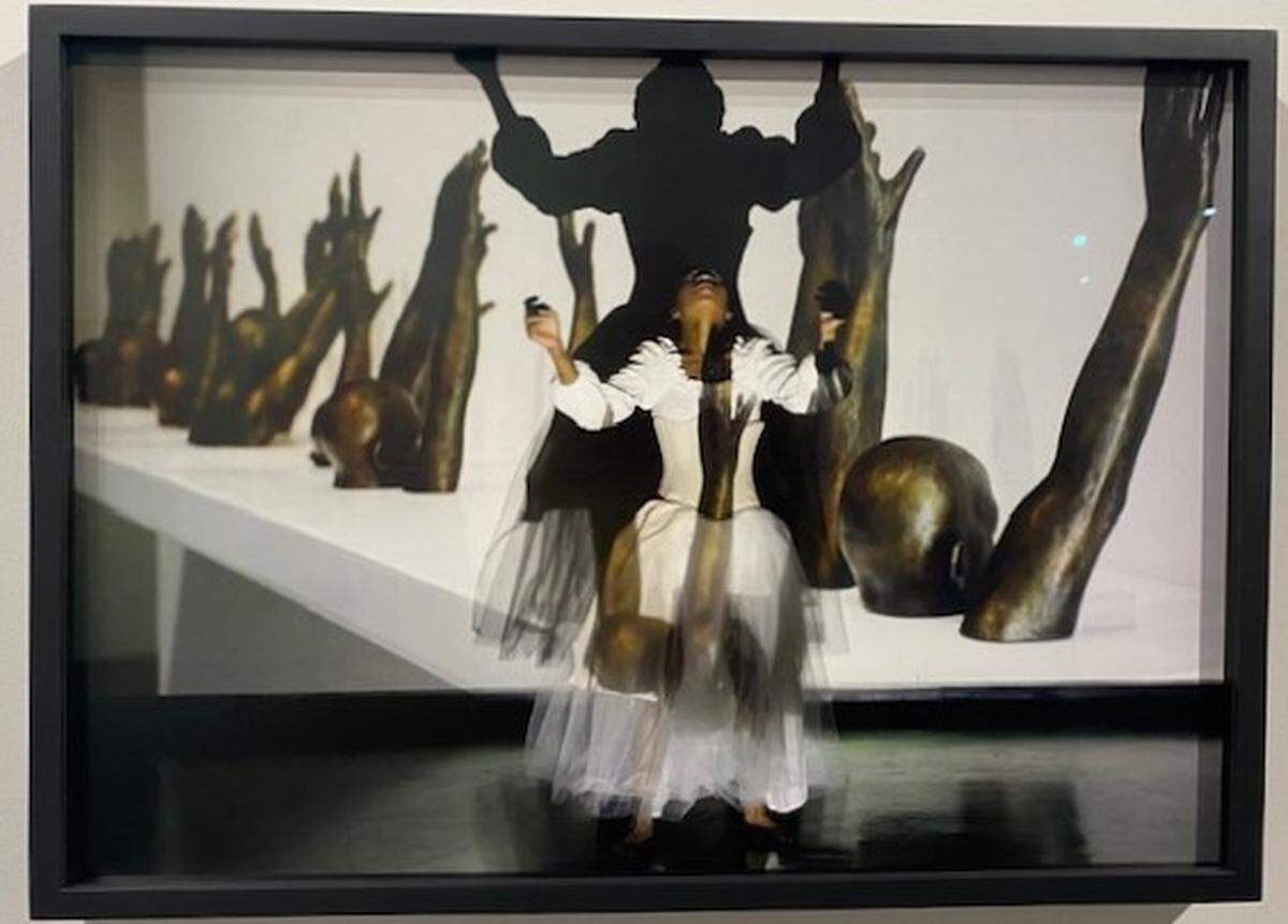One of 10 photographs from Deborah Willis' Clothesline series.