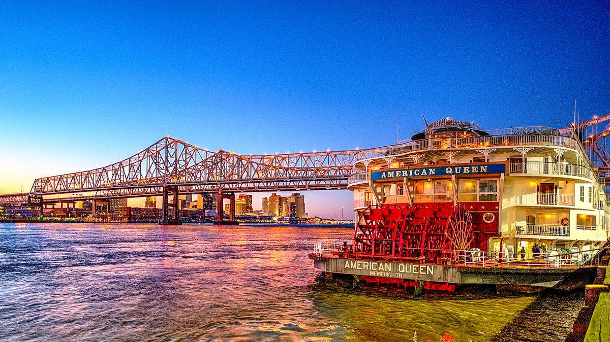 The American Queen river cruise ship in New Orleans. As it rebrands to American Queen Voyages, the nation’s largest river and lakes cruise operator is moving to Fort Lauderdale.