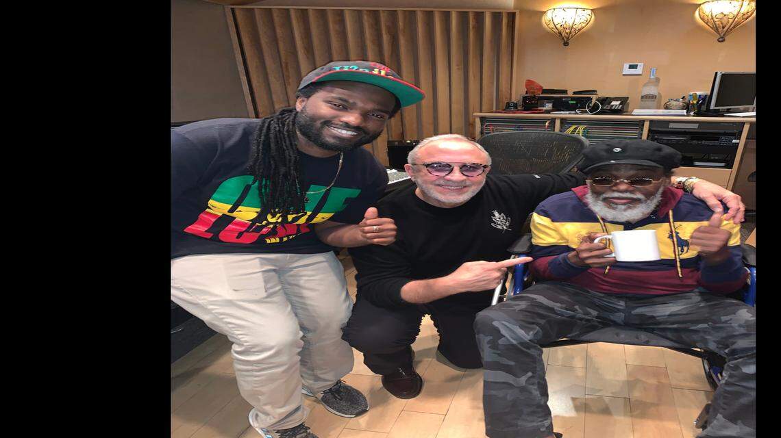 The Wailers’ Aston Barrett Jr., Aston “Family Man” Barrett and producer/songwriter Emilio Estefan worked on the new Wailers’ anthem “One World, One Prayer” that has its world premiere in Miami on May 21, 2020.