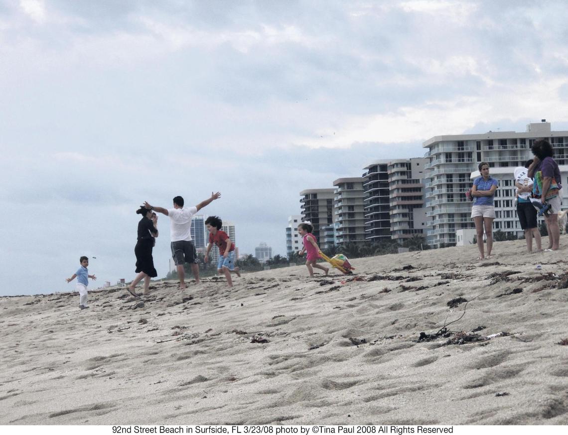 92nd Street Beach in Surfside, FL 3/23/08 photo by ©Tina Paul 2008 All Rights Reserved