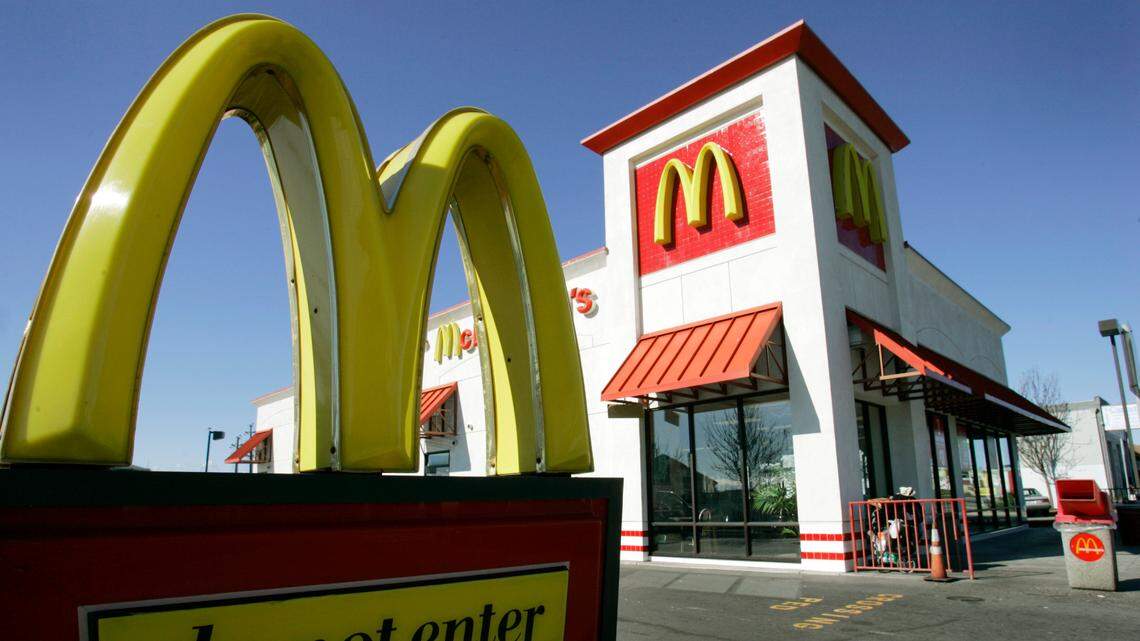 In this Jan. 26, 2009 file photo, a McDonald’s restaurant in El Cerrito, Calif. is seen.