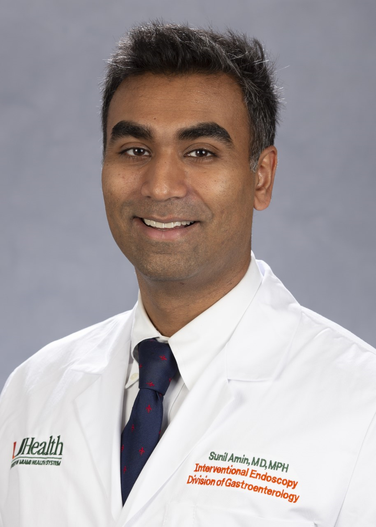 Dr. Sunil Amin, director of endoscopy at the Lennar Foundation Medical Center, University of Miami
