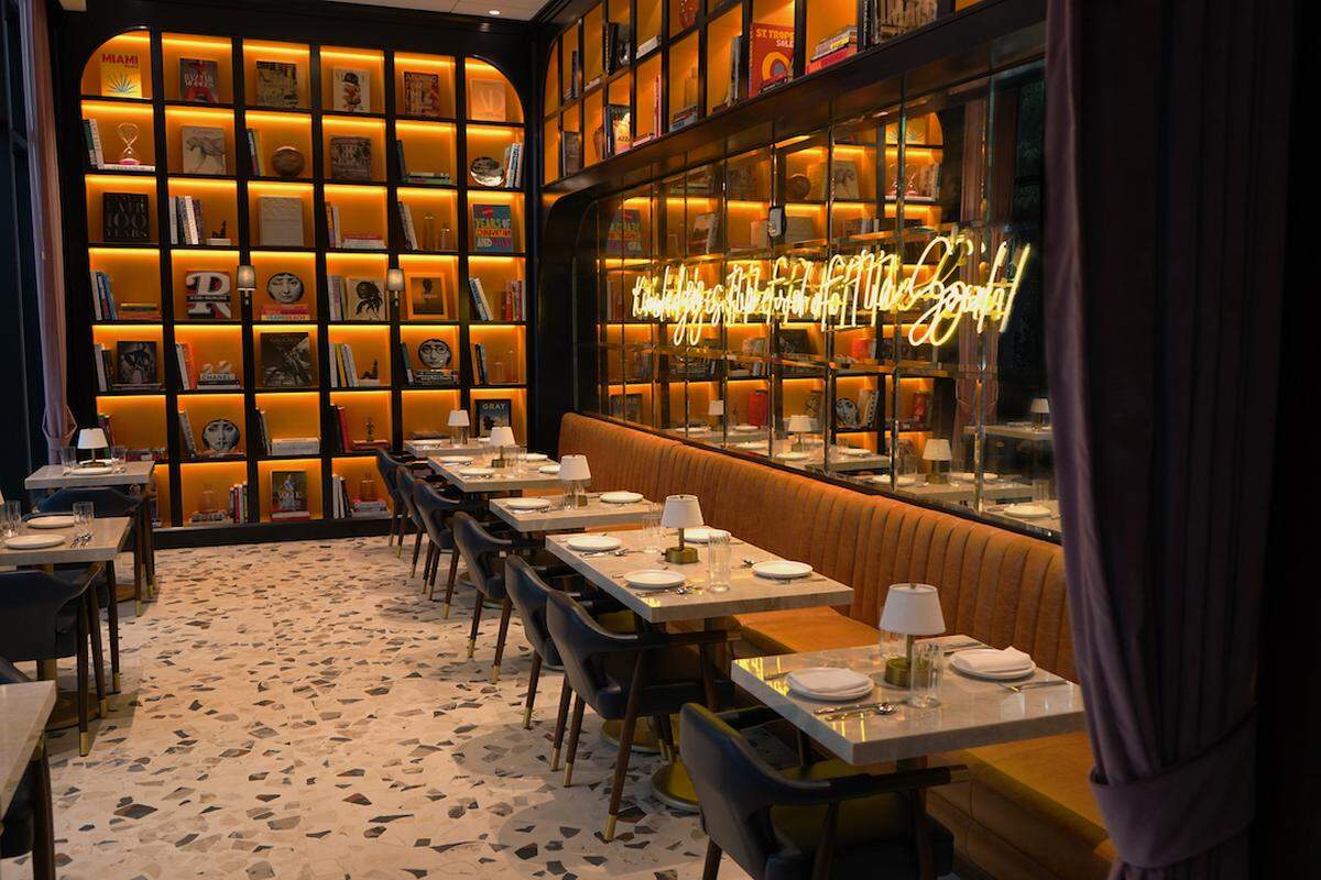 The private dining room at Orno, a new Niven Patel restaurant at the Thesis Hotel in Coral Gables