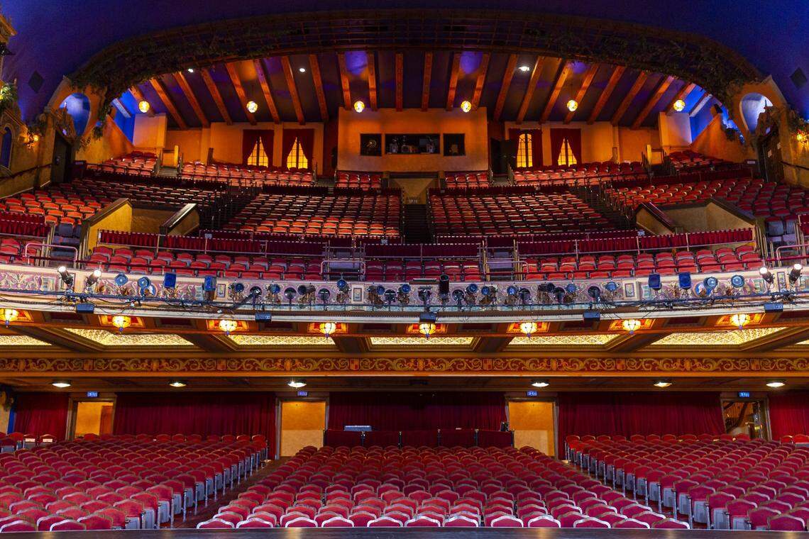An inside view of the Olympia Theater in downtown Miami on Monday, July 8, 2019. Recent proposals to restore the theater have been presented at the City of Miami, which owns the property.