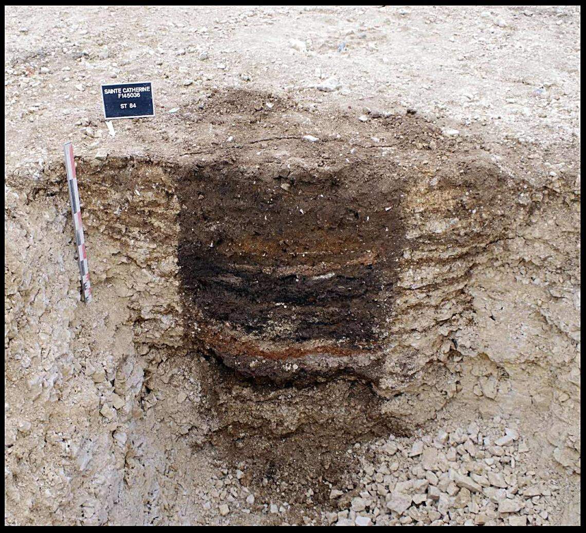 Two wells were discovered at the site, experts said.