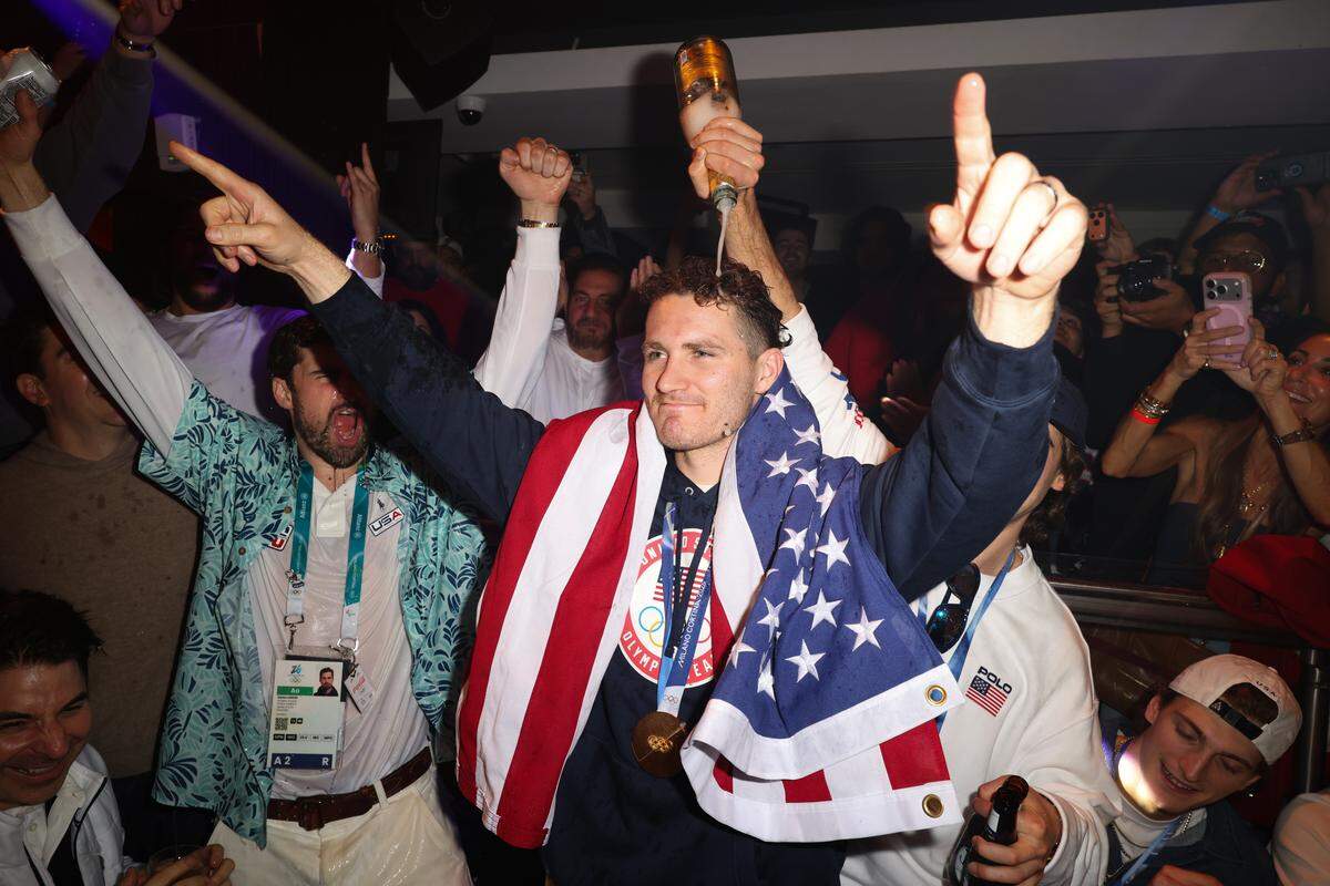 MIAMI, FLORIDA - FEBRUARY 23: Matthew Tkachuk attends a celebration of the USA Men's Hockey Team's Olympic Gold at E11EVEN Miami on February 23, 2026 in Miami, Florida.  (Photo by Alexander Tamargo/Getty Images for E11EVEN Miami)