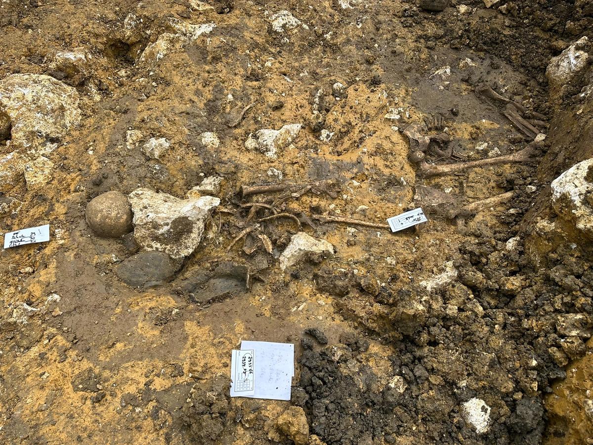 The grave belonged to a man in his 60s who lived during the third century, the council said.